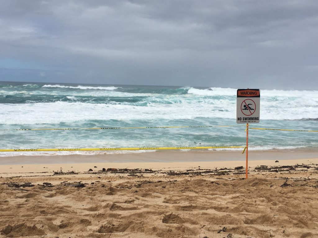 Surfing Oahu