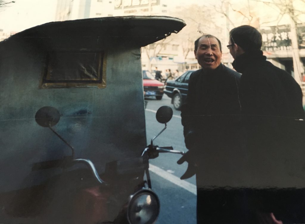 Xian China Motorcycle Taxi Driver