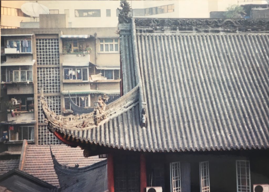 View from room in Chengdu China