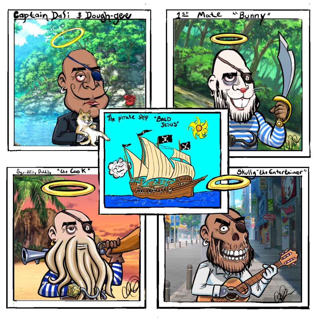 The Bald Jesus Pirate Club